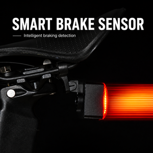 Feu arrière LED pour vélo, étanche et longue durée, haute luminosité, détection intelligente, pour bricolage - Product Image 2