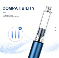 Cartouches jetables Qisu 3ml 4ml, emballage individuel, flacons stériles compatibles avec les stylos injecteurs d'insuline