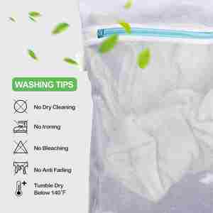Hot Sale Thick Modern Large Capacity Foldable Fabric <b>Mesh</b> <b>Laundry</b> <b>Bag</b> Storage Organizer for Bathroom Clothing Wash and Wash Use - Product Image 5