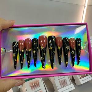 <span class=keywords><strong>Uñas</strong></span> Acrílicas de Diseño Hechas a Mano, Largas, con Empaque Personalizado y Logotipo, Proveedor Mayorista de <span class=keywords><strong>Uñas</strong></span> Acrílicas - Product Image 5