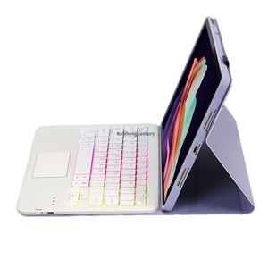 Custodia protettiva con tastiera wireless Bluetooth retroilluminata e touchpad per <span class=keywords><strong>Lenovo</strong></span> <span class=keywords><strong>Tab</strong></span> <span class=keywords><strong>M10</strong></span> Gen 3 TB-328FU 10.1" (3a generazione) - Articolo molto venduto - Product Image 5