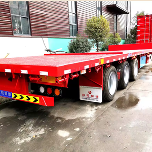 Semirimorchi per il trasporto di Container a pianale 20FT & 40HQ di alta qualità - Product Image 3