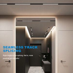 Loso độ sáng cao 48V cửa hàng văn phòng nhà Bề mặt nhôm gắn hệ thống đường sắt siêu mỏng dẫn từ theo dõi ánh sáng - Product Image 6