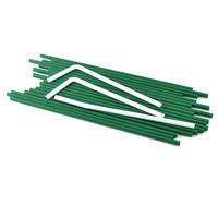 Pailles compostables PHA / PLA 5 mm, couleur personnalisée, pailles de bar durables en vrac