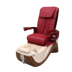 Chaises de pédicure en cuir de chocolat, style classique utilisé, bon marché - Product Image 2