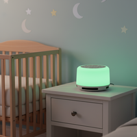 Lampe de chevet européenne simple pour bébé avec machine à bruit blanc, Bluetooth, alimentation par batterie, en ABS, connectivité USB, pour chambre à coucher