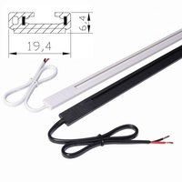 Adaptateur de système de rail d'alimentation LED, connecteur LED 2 broches, prise électrique pour connecter des bandes lumineuses, étagères rigides, éclairage de rayonnage, OEM