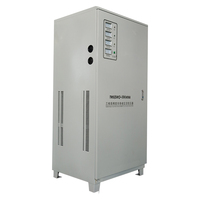 Régulateur de tension automatique (AVR) triphasé 80 kVA CA 380 V en cuivre, stabilisateur de tension SVC, efficacité 98 %, affichage numérique, pour usine