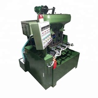 Prix d'usine bon marché Machine pneumatique entièrement automatique à quatre broches pour taraudeuse à bride et écrou hexagonal