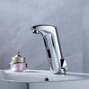 Automatic Sensor Touchless Bathroom Single Hole Sense Faucets Smart Sensor Faucet Hot Cold Mixer