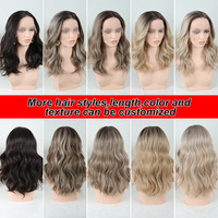 Perruque synthétique Julianna Wholesale 13x4 Futura Frontal Lace Wig, pré-épilée, bouclée, ondulée, sans colle, avec dentelle frontale