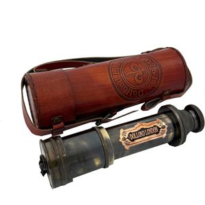 Télescope Nautique Vintage ALFA NAUTICAL Dollond London en Laiton, Longueur focale 500 mm, Grossissement 3,9x, Décoration Nautique pour la Navigation Maritime - Product Image 1