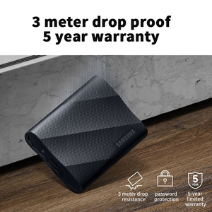 GRAN OFERTA: Disco Duro Externo Portátil T9 PSSD de 1 TB, NVMe, Lectura de 2000 MB/s, Escritura de 1900 MB/s, Anticaídas, Color Gris, <span class=keywords><strong>para</strong></span> <span class=keywords><strong>PC</strong></span> - Product Image 4