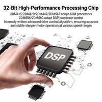 DM860H DSP Digital 57/86 Tipe Penggerak Motor Stepper dengan Kipas 7.2A 24-110V DC