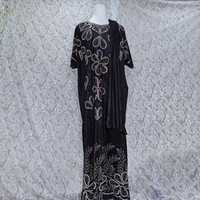 Abaya de style Dubaï pour femmes, robe musulmane de luxe en mousseline, vêtements islamiques élégants, robes pour femmes musulmanes grandes tailles