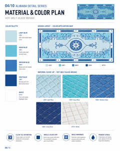 Mosaico de Cristal Personalizado para Piscina, Mural Artístico para Parque Acuático, Gimnasio, Estadio, Decoración de Pared para Piscina Exterior - Product Image 5