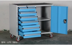 Tay đẩy công cụ giỏ hàng với ngăn kéo cho hội thảo và nhà để xe kim loại cán công cụ tủ với ngăn kéo cho hội thảo và nhà để xe - Product Image 6