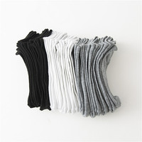 Chaussettes courtes en polyester respirantes et confortables pour hommes et femmes