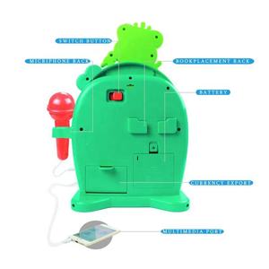 Machine de karaoké multifonctionnelle pour enfants, machine électrique éducative pour raconter des histoires, jouet d'apprentissage musical pour bébé avec microphone - Product Image 4