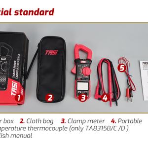 Pinza Amperimétrica Digital TASI TA8135A para Reparación de Automóviles, 600A AC/DC, Medición de Corriente, Resistencia y Frecuencia (10Hz-10MHz), Voltímetro - Product Image 6