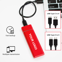 Nouveau Disque Dur Portable SSD Externe Métal USB 3 Gen2 Type C 128 To 256 To 512 Go 1 To 2 To