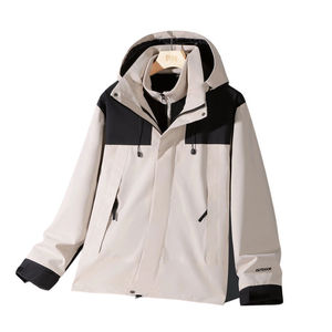 Chaqueta Cortavientos Unisex, Impermeable, Resistente al Viento, Térmica, Transpirable, Protección Invernal, Ropa de Trabajo para Exteriores, Otoño-Invierno - Product Image 1