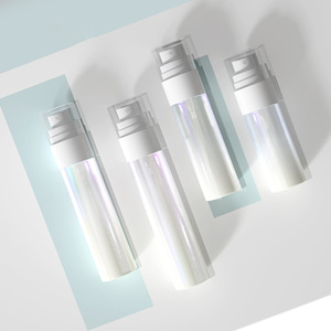 Botella de Spray de Plástico Transparente con Degradado Redondo de 40ml 50ml 60ml, para Agua de Rosas, Perfume, Tónico Facial, Hidratante - Product Image 4