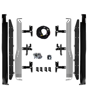 Estribos eléctricos automáticos S Upreme Style Power Step Pedal de pasos laterales para <span class=keywords><strong>BMW</strong></span> X5 <span class=keywords><strong>X7</strong></span> Ancho 22cm Recubierto de polvo negro - Product Image 1