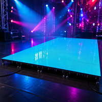 Interaktiver Indoor P2.5 LED-Bodendisplay Vollfarbig 500x1000mm Festes Gehäuse Gehärtetes Glas Tanzboden IP45