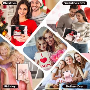 Regalos románticos <span class=keywords><strong>de</strong></span> San Valentín, rosas preservadas para siempre con collar <span class=keywords><strong>de</strong></span> plata esterlina regalos del Día <span class=keywords><strong>de</strong></span> la madre artículo <span class=keywords><strong>de</strong></span> regalo 2024 - Product Image 5