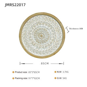 Adornos Rústicos de Pared Hechos a Mano, Redondos, 3D, de MDF, Tallados, Decoración de Primavera para el Hogar - Product Image 6