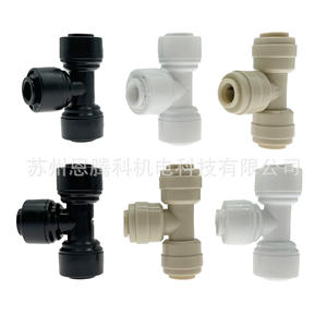 Connecteur en T de 1/4 pouce à connexion rapide en ABS pour tuyau d'irrigation de jardin, pour système d'arrosage - Product Image 3