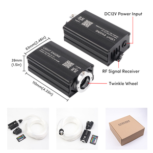 Kit d'éclairage de plafond ciel étoilé à fibres optiques Starlight avec contrôle APP RF, 300 <span class=keywords><strong>étoile</strong></span>s pour cinéma, voiture, maison - Product Image 2