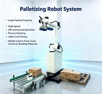 Bras robotique collaboratif à programmation facile en stock pour l'empilage de sacs de céréales