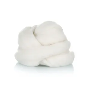 Top in lana all'ingrosso 16.5mic-29.0mic roving in lana di pecora per infeltrimento naturale
