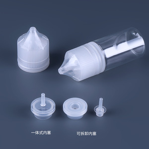 Tùy chỉnh rỗng khu vực trung tâm lỏng nước trái cây dầu V3 bóp chai nhỏ giọt rõ ràng màu đen <span class=keywords><strong>10ml</strong></span> 15ml 30ml 60ml 100ml 120ml nhựa Chai PET - Product Image 5
