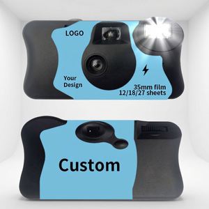 Appareil photo jetable 35 mm avec logo personnalisé, pour tournage de films, avec pellicule ISO 400, pour mariage et fête - Product Image 1