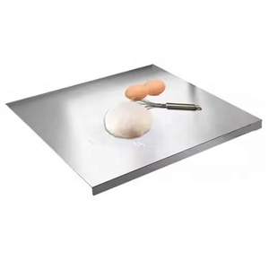 Tagliere Rotante in Legno di Bambù e Acciaio Inossidabile con Manico per Impastare, Cucinare, Tagliare Carne, Frutta e Verdura - Product Image 4
