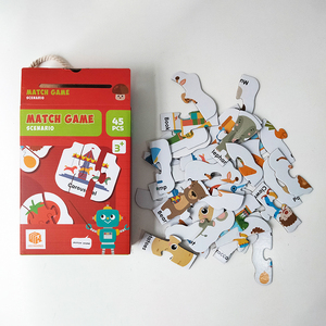 Juego de <span class=keywords><strong>Rompecabezas</strong></span> Educativo, Juguetes de Aprendizaje Sensorial para Niños, Desarrollo Cerebral, <span class=keywords><strong>Rompecabezas</strong></span> de Animales, Juego de Aprendizaje para Niños - Product Image 4