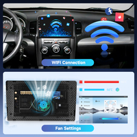 Autoradio Android Podofo Qualcomm 8 cœurs 10 pouces pour Kia Sorento 2009-2012, CarPlay/Android Auto sans fil, GPS, WiFi, OEM ODM