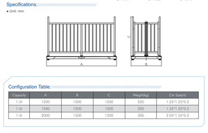 LOCOSC 가축 소 돼지 디지털 라이브 가축 무게 바닥 저울 1000kg - Product Image 5