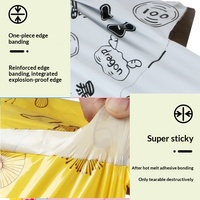 Sacs d'emballage logistique personnalisés, épais, en poly vierge blanc imprimé 12 microns, auto-scellants, imperméables, pour la production en gros noire