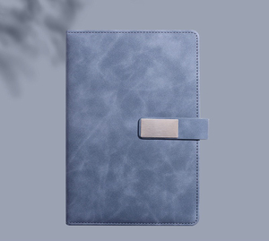 IStapromo Gifts Custom Logo School & Business Notebook Set Wired Glue Bound PU Leather Cover <b>Notepad</b> Gift for Students - Product Image 1