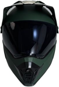 <span class=keywords><strong>Casco</strong></span> de Motocross DOT, Color Verde Negro Mate, para Aventura Todoterreno, Protección Segura Contra Impactos para Adultos, con Visera - Product Image 2