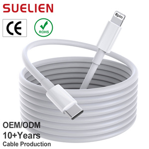 Cable de Carga Rápida 3A <span class=keywords><strong>Tipo</strong></span>-<span class=keywords><strong>C</strong></span> a 8 Pines para <span class=keywords><strong>iPhone</strong></span> con Revestimiento de PVC para Uso con Banco de Energía y <span class=keywords><strong>C</strong></span>ámara - Product Image 3