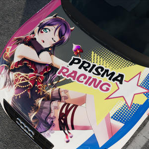 สติกเกอร์ติดรถลายการ์ตูนอนิเมะตกแต่งฝากระโปรงรถกันน้ำตัดได้ออกแบบได้เองสำหรับตัวรถ - Product Image 6