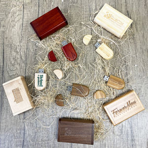 Unidad Flash USB de Madera con Forma Ovalada Elíptica, con Logotipo OEM Gratuito, Nueva Unidad Flash USB 3.0 de 64 GB - Product Image 6