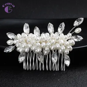 GENYA Factory Direct Handmade crystal hair comb rhinestone tiara wedding butterfly wedding hair comb 2024