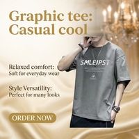 T-shirt formel à col rond pour homme, nouvelle collection été 2027, 100% coton respirant, séchage rapide, coupe classique, manches courtes, t-shirt tendance