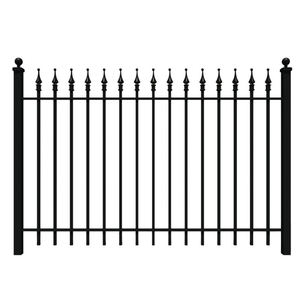 Valla Decorativa de Acero con Puntas Metálicas, Valla con Puntas Metálicas en Oferta - Product Image 1